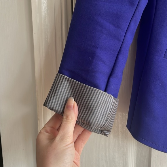 LOFT Cobalt 3/4 Sleeve Blazer - 2P - Picture 2 of 6